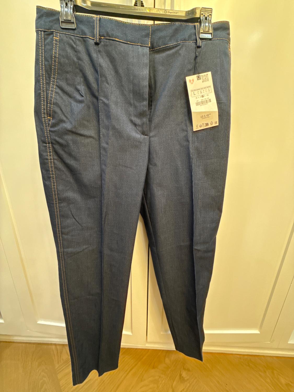 PANTALÓN PESPUNTES CONTRASTE