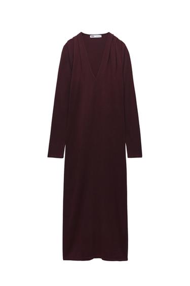VESTIDO PUNTO FRUNCES HOMBROS