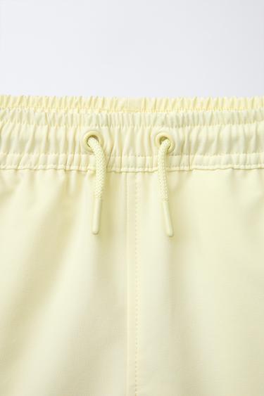 LOGO TECHNICAL BERMUDA SHORTS - Yellow by Zara - Image 2
