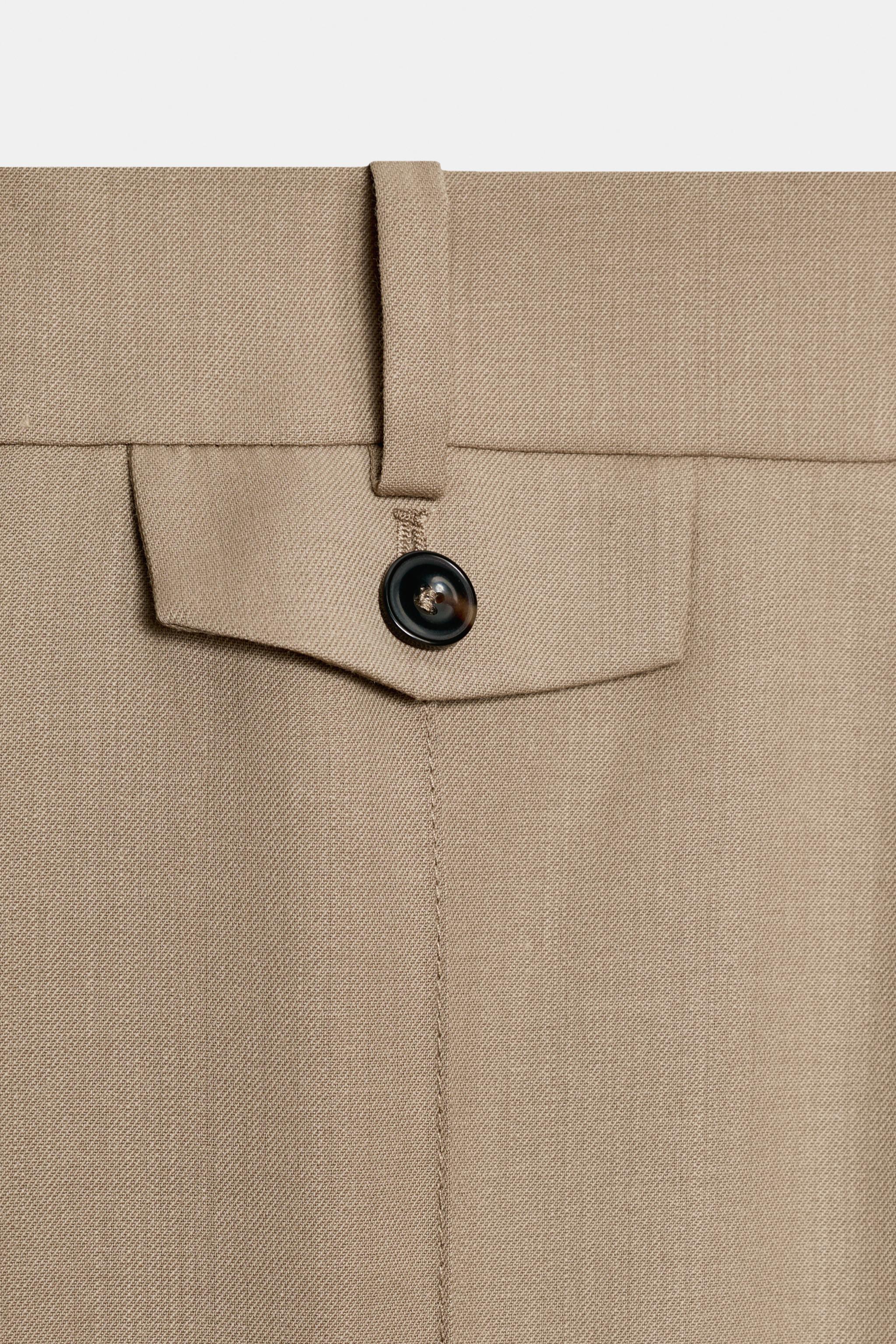 ZW COLLECTION STITCHED-CREASE PANTS