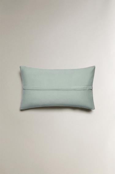 HOUSSE DE COUSSIN ENFANT GAZE UNIE - Vert de Zara - Image 2