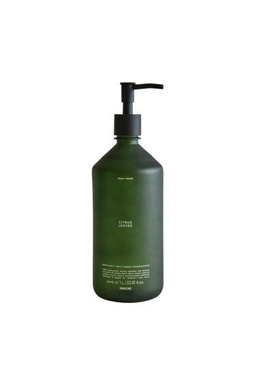 Zara (1 L) CITRUS LEAVES LIQUID BODY SOAP - Mid-green