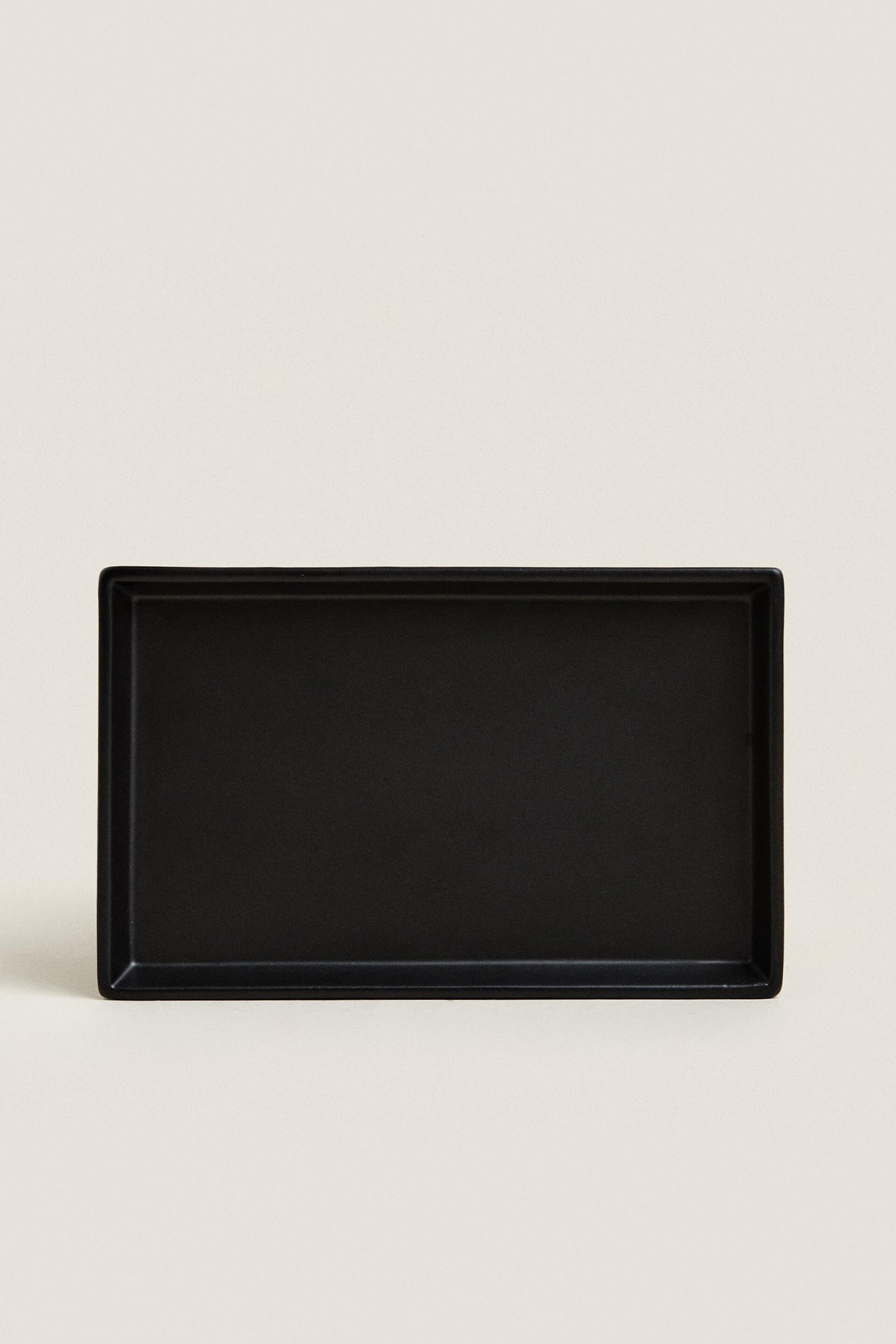 rectangular-earthenware-bathroom-tray-black-zara-turkey