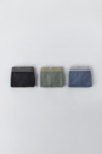 8-14 YAŞ / 3’LÜ SEAMLESS BOXER PAKETİ_0