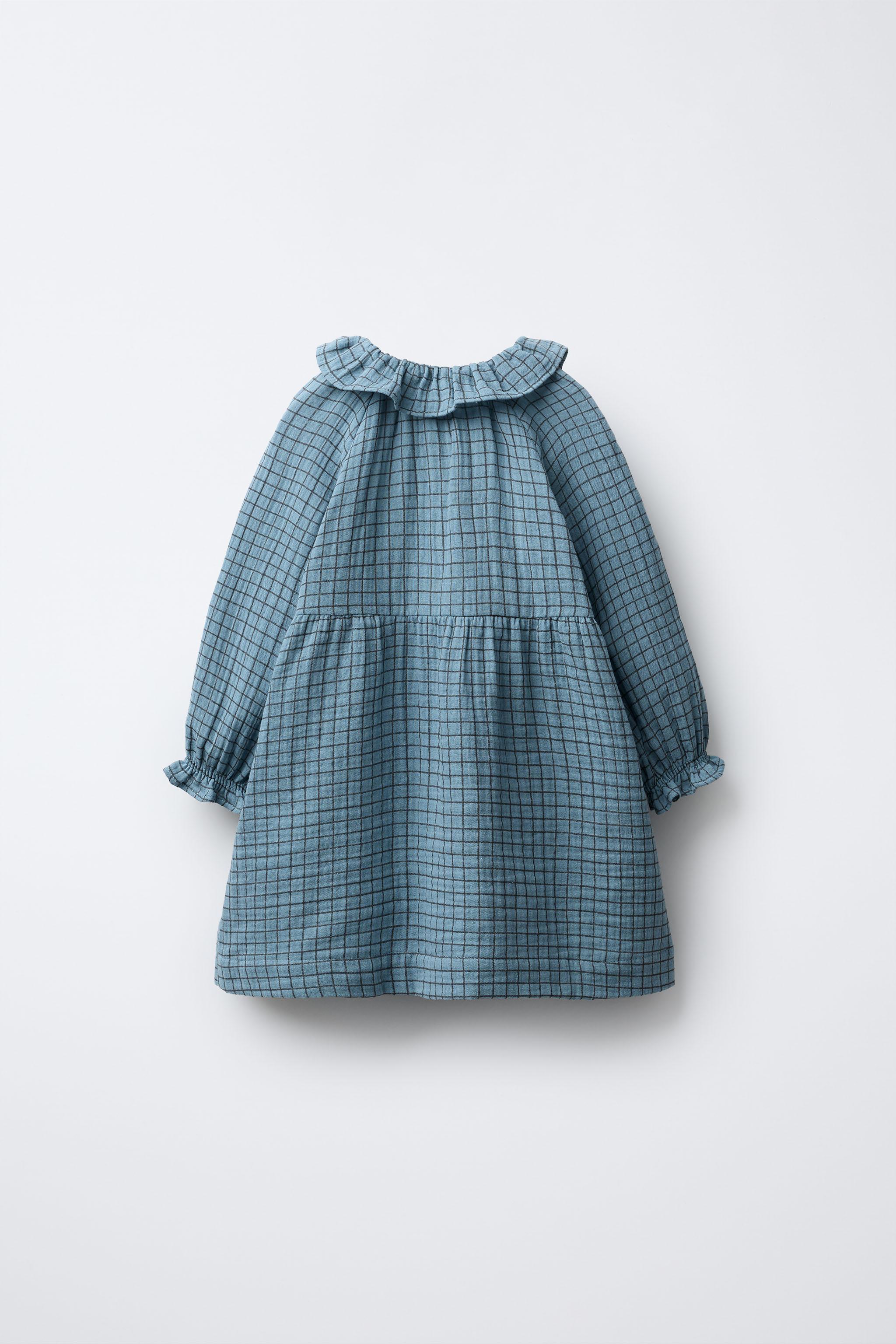 TEXTURED PLAID DRESS BENSIMON ® X ZARA