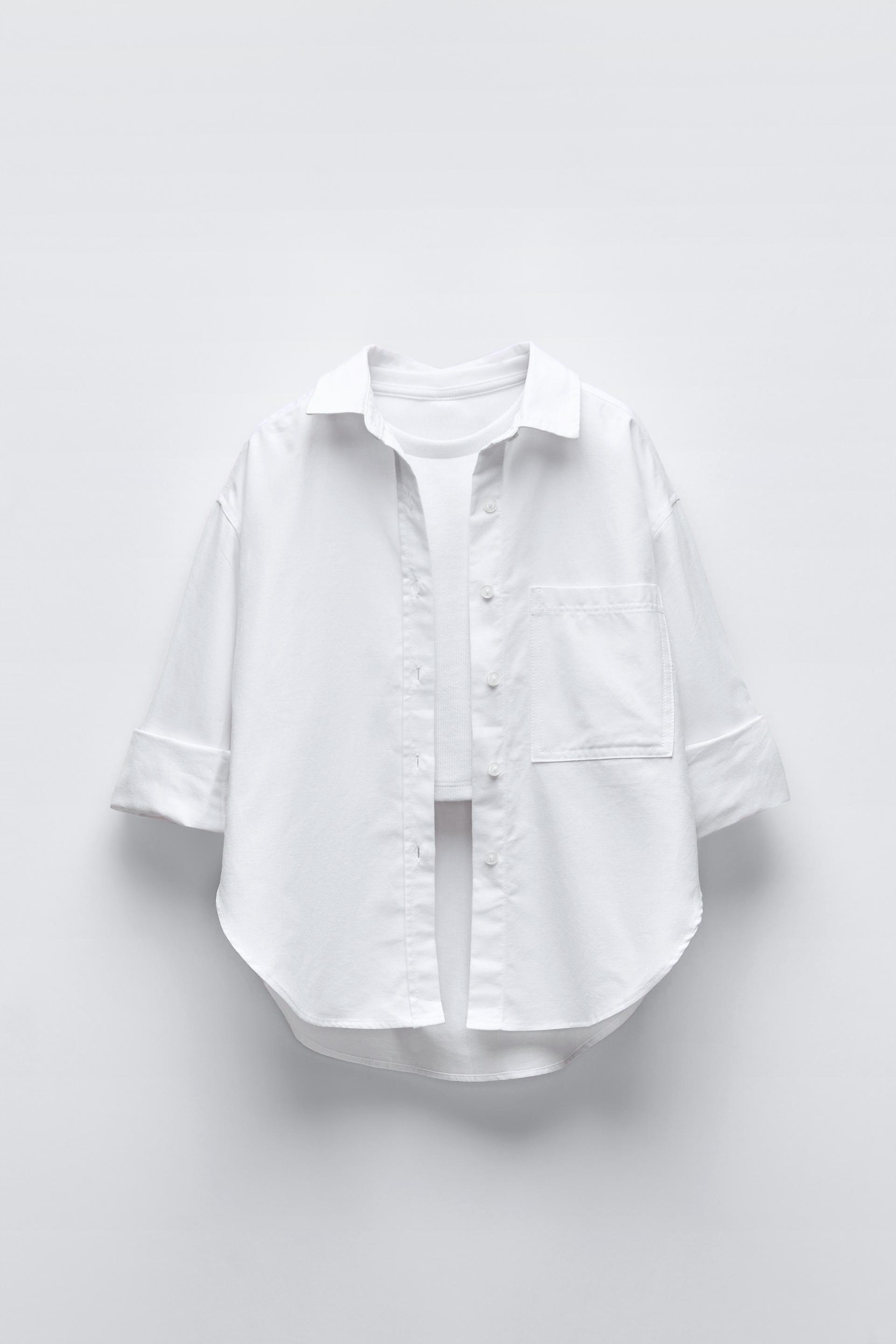 Camisas blancas de niña en shops zara