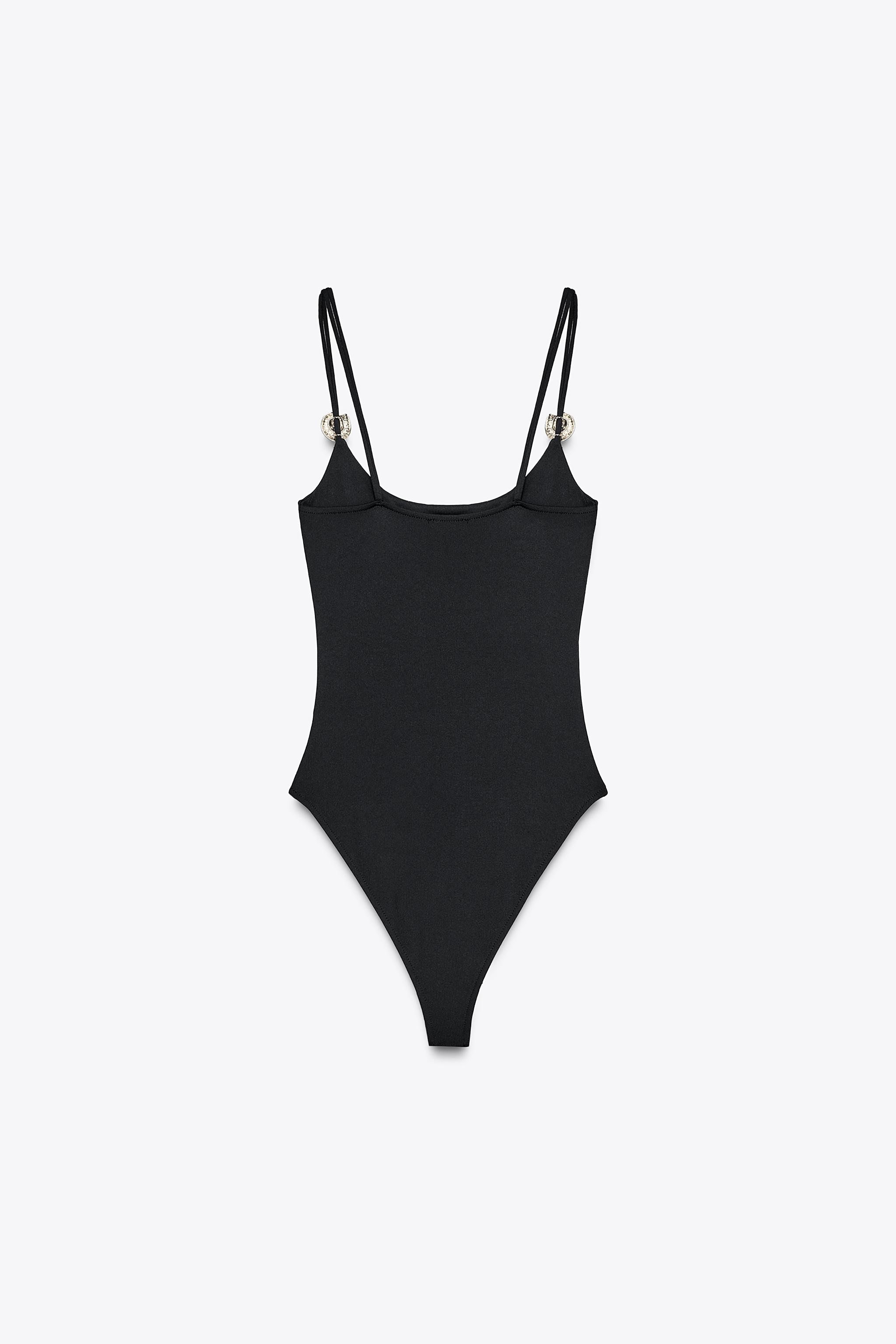 Bodysuit Zara Body Rebajas SEASHELL POLYAMIDE BODYSUIT
