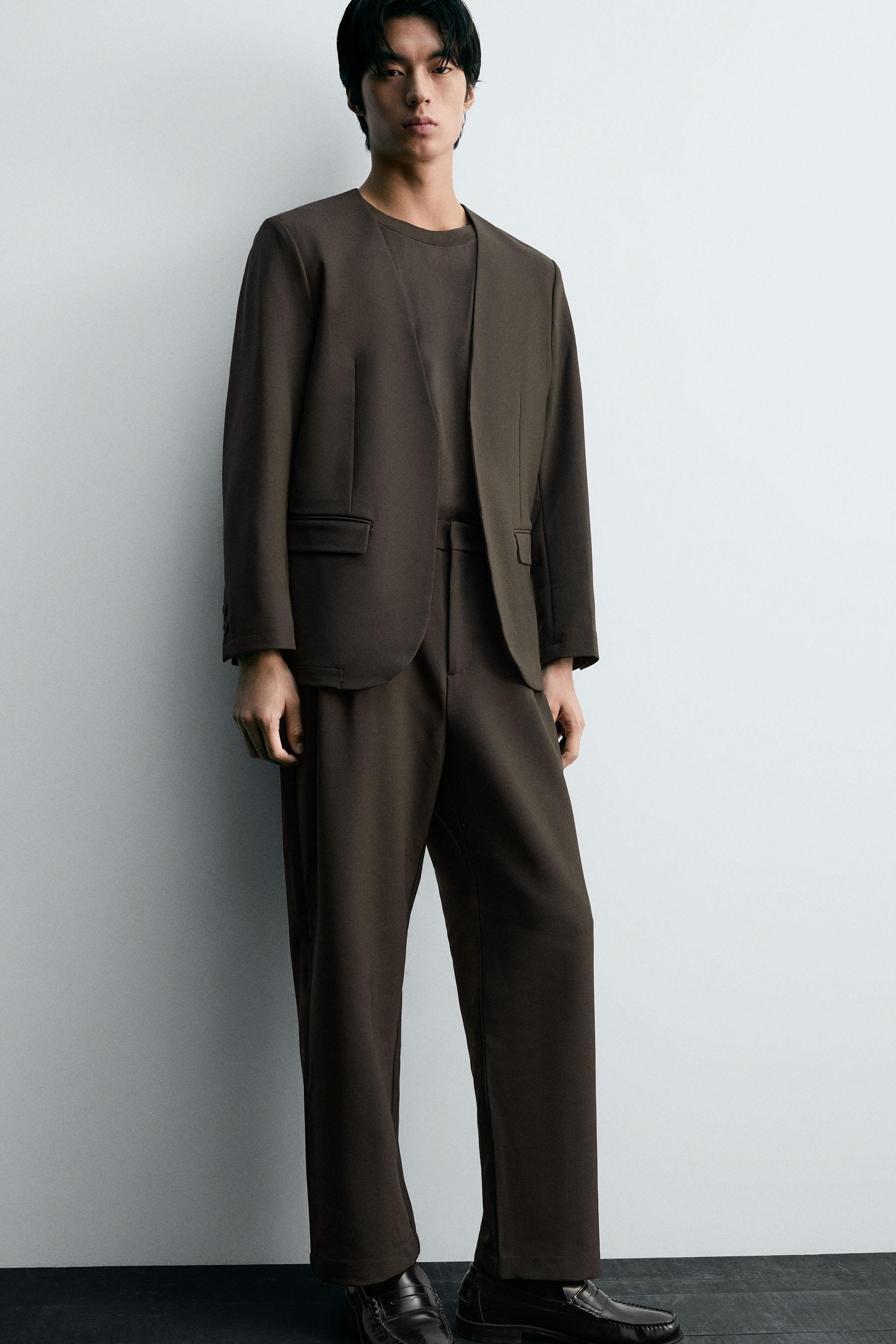 ウォッシャブル＆速乾性チェック柄スーツ | ZARA Japan / 日本