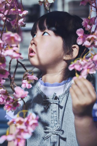 DENIM SHORT JUMPSUIT WITH BOWS - Light blue by Zara