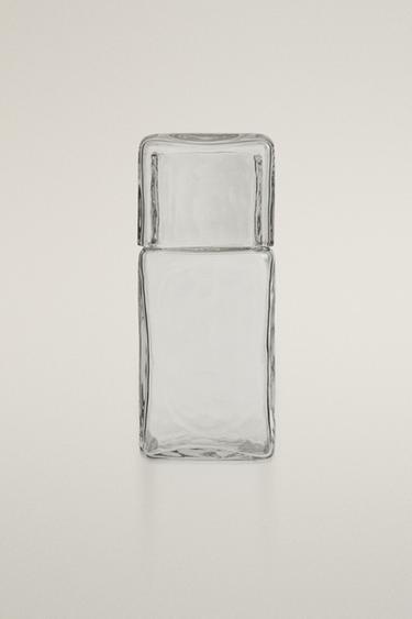 NACHTSET MET FLES EN BEKER (SET VAN 2) - Transparant van Zara