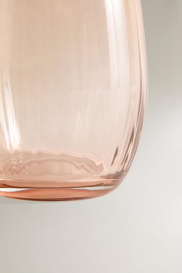 VERRE CRISTALLIN RELIEF - Rose de Zara - Image 2