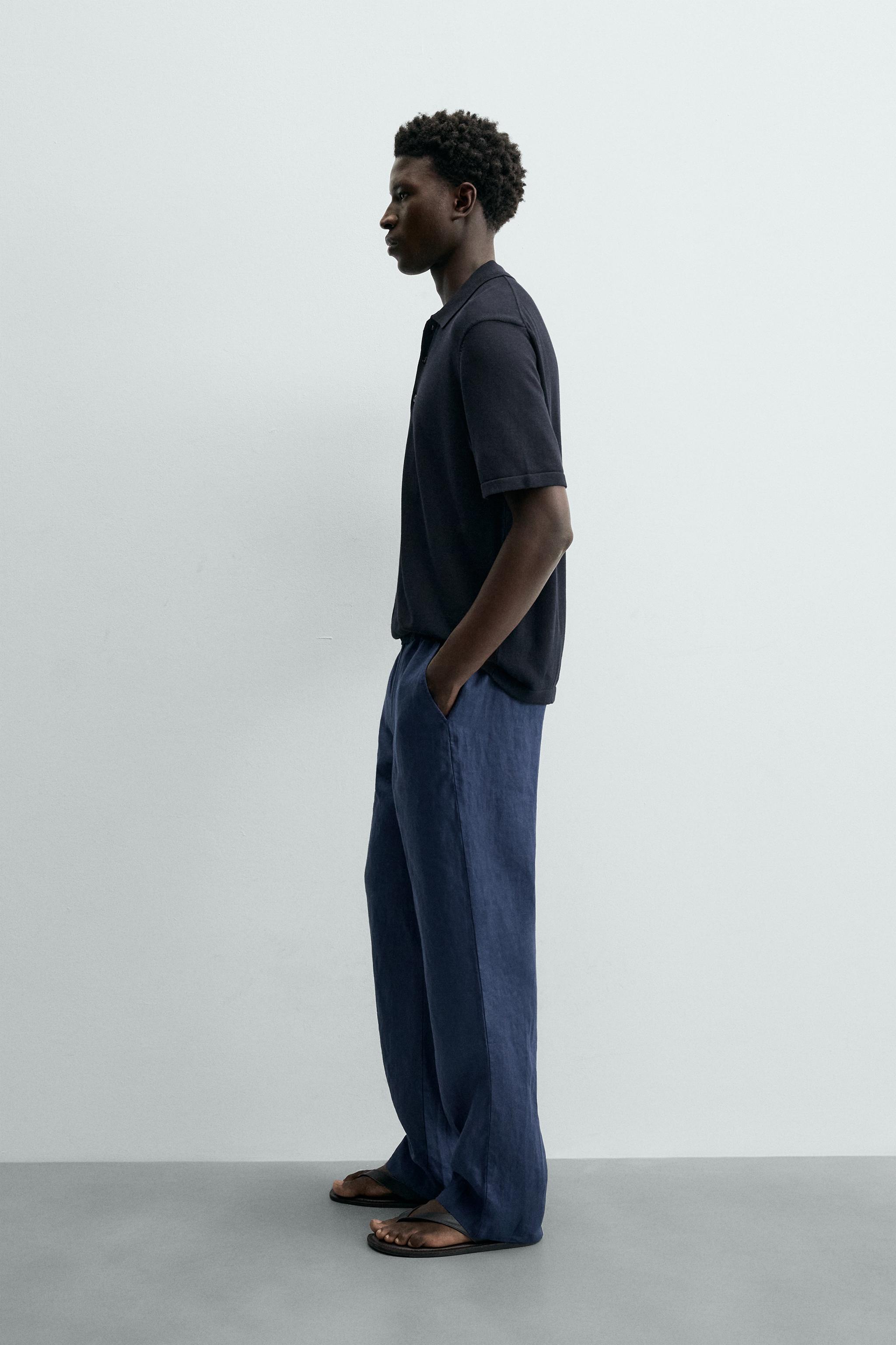 Мужские свитеры Zara REGULAR FIT KNIT POLO — фото 4