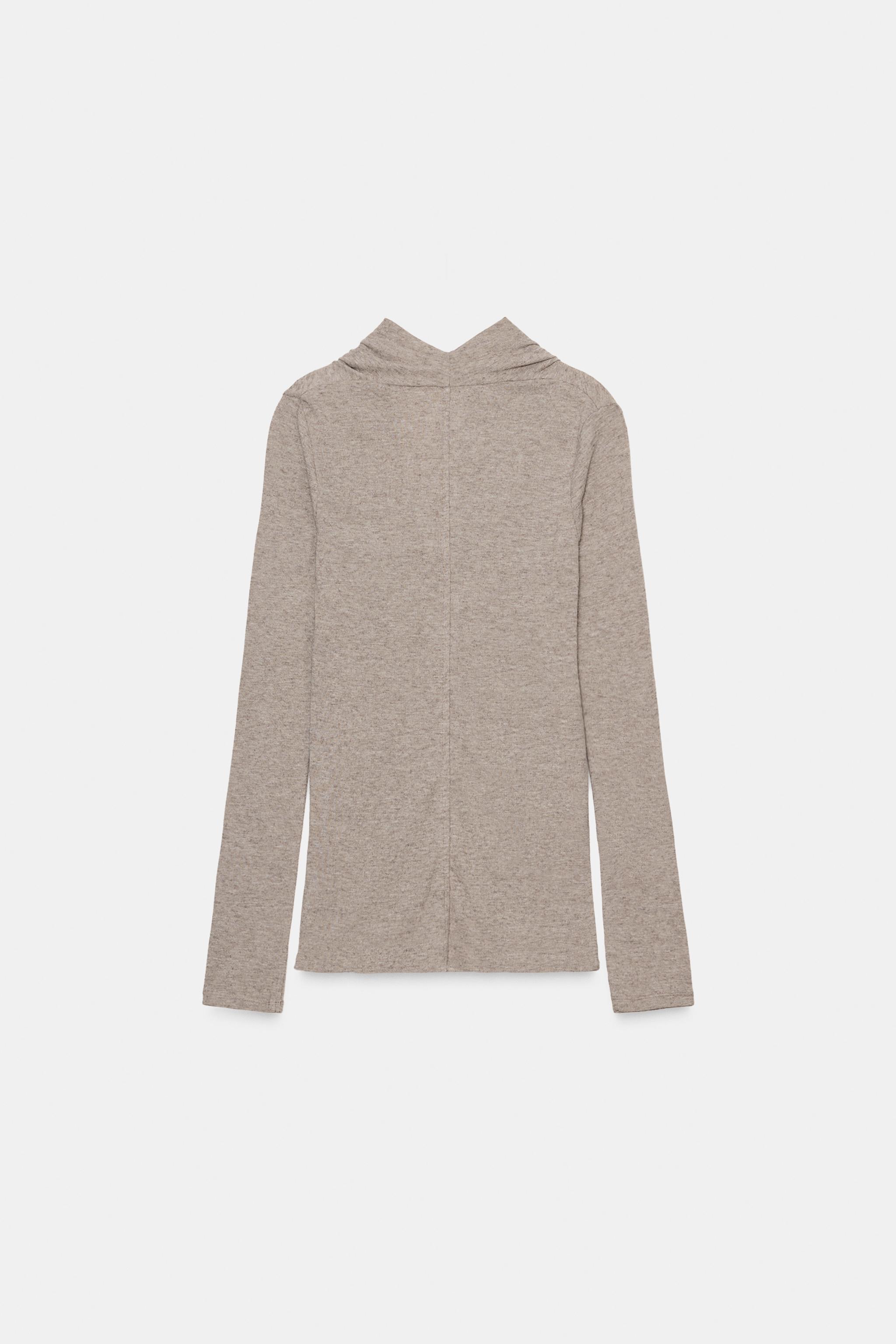 T-SHIRT DRAPÉ AVEC LYOCELL