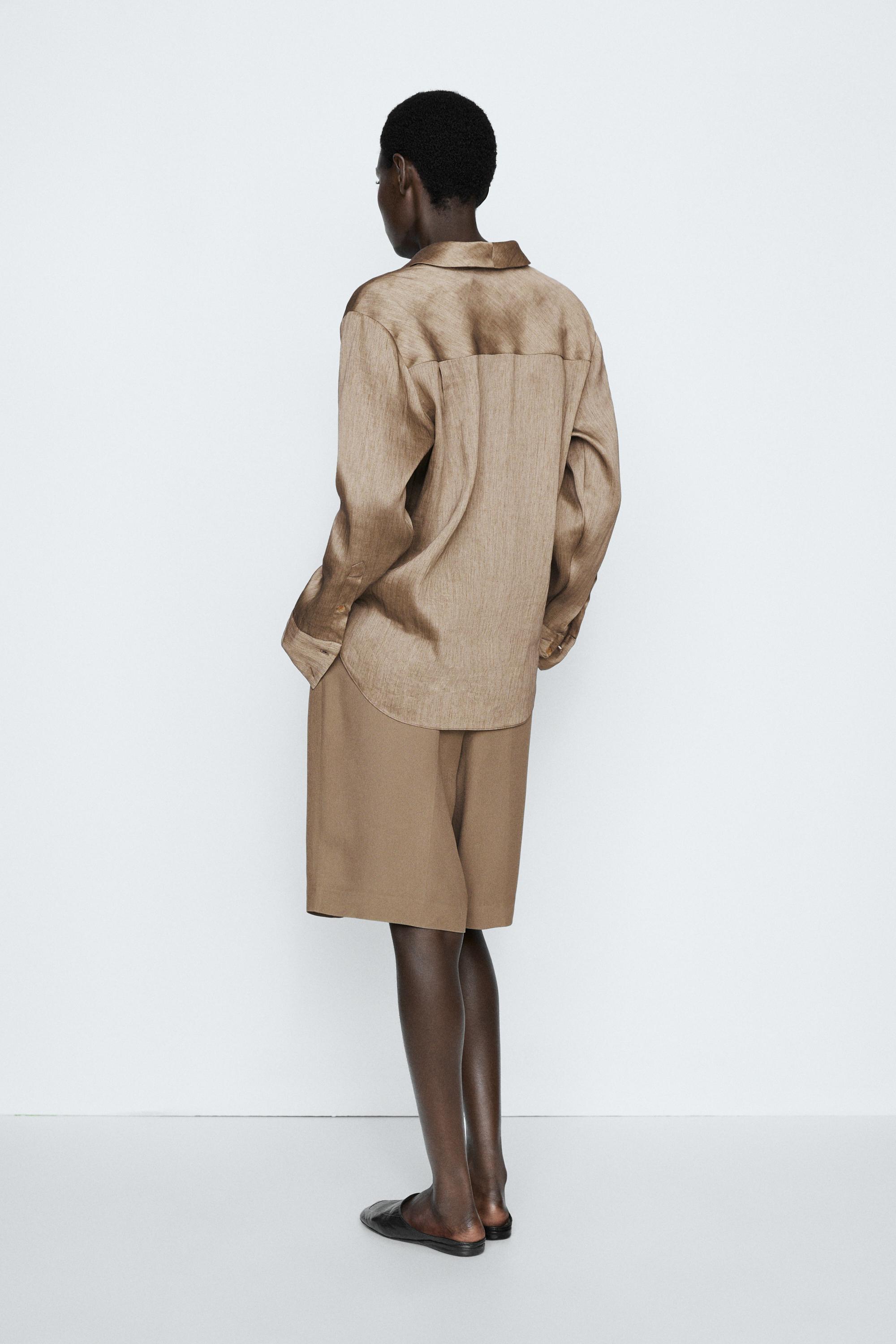 Studio satin flowing shirt