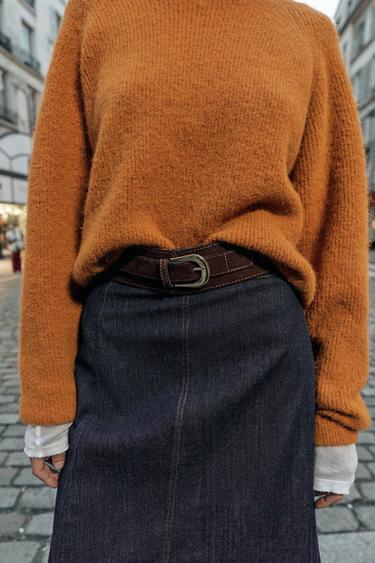 JERSEY PUNTO NUDO ESPALDA - Calabaza de Zara