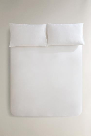 TEXTURED DUVET COVER - White by Zara
