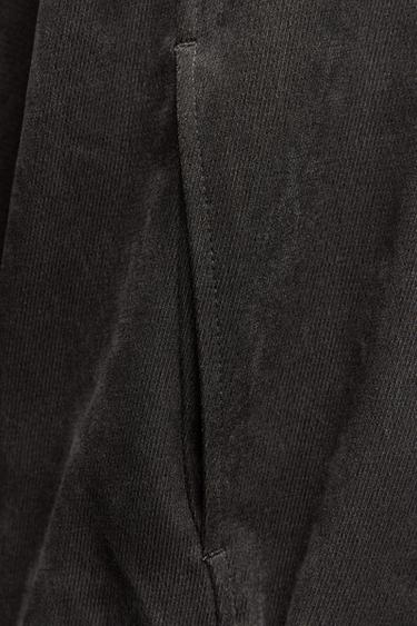 TEXTURED BOMBER JACKET WITH HOOD - Dark grey by Zara