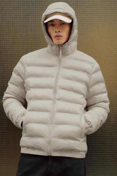 Zara 輕量防水絎縫外套 - 米色