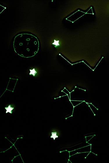 FLUORESZIERENDE STERNBILD-AUFKLEBER - Bunt von Zara