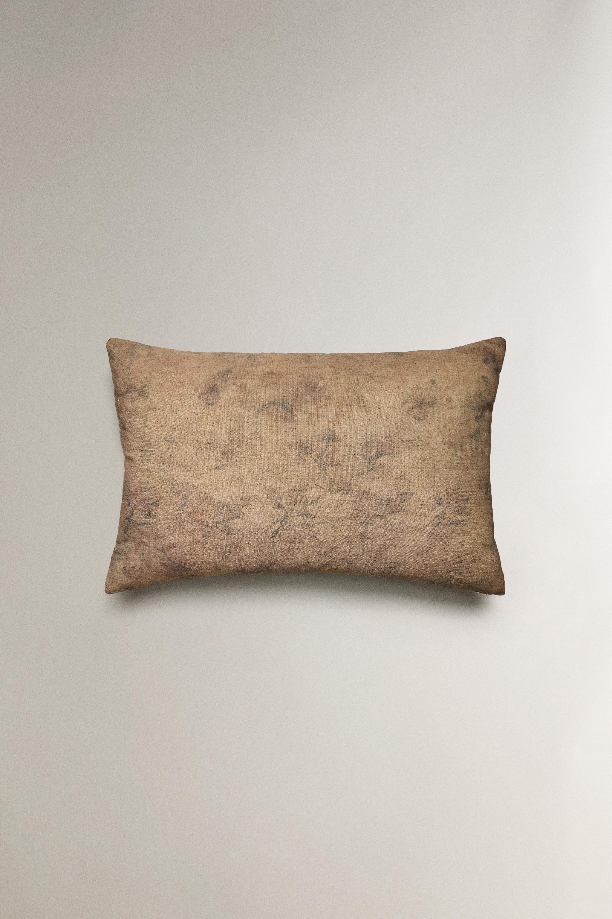 HOUSSE DE COUSSIN FLEURS