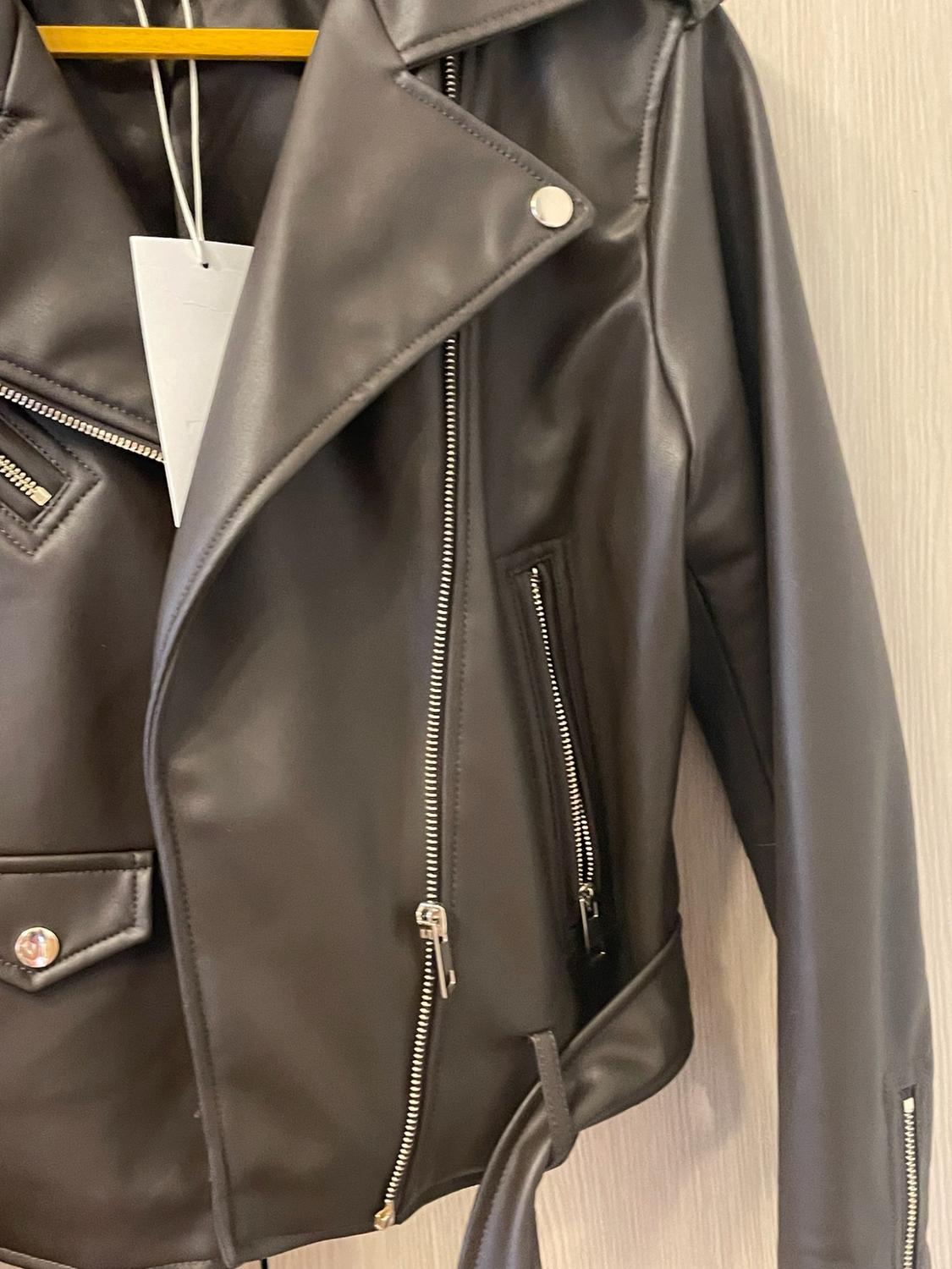 FAUX LEATHER BIKER JACKET - Image 3