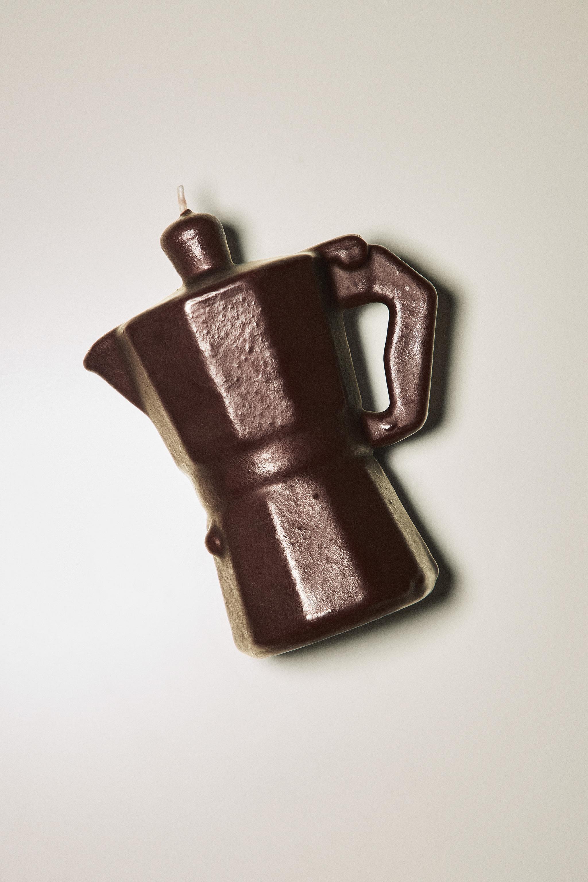 Zara COFFEE CREAM MOKA POT CANDLE — фото 5