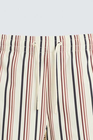 STRIPED MID-LENGTH SWIMMING TRUNKS - various by Zara - Image 2
