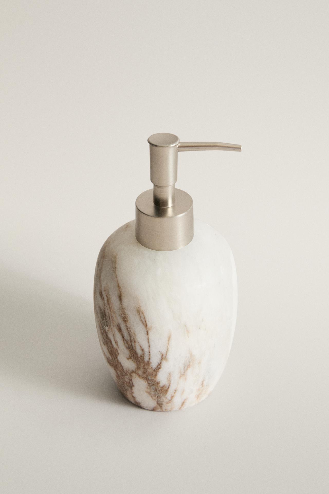 ALABASTER SOAP DISPENSER — White