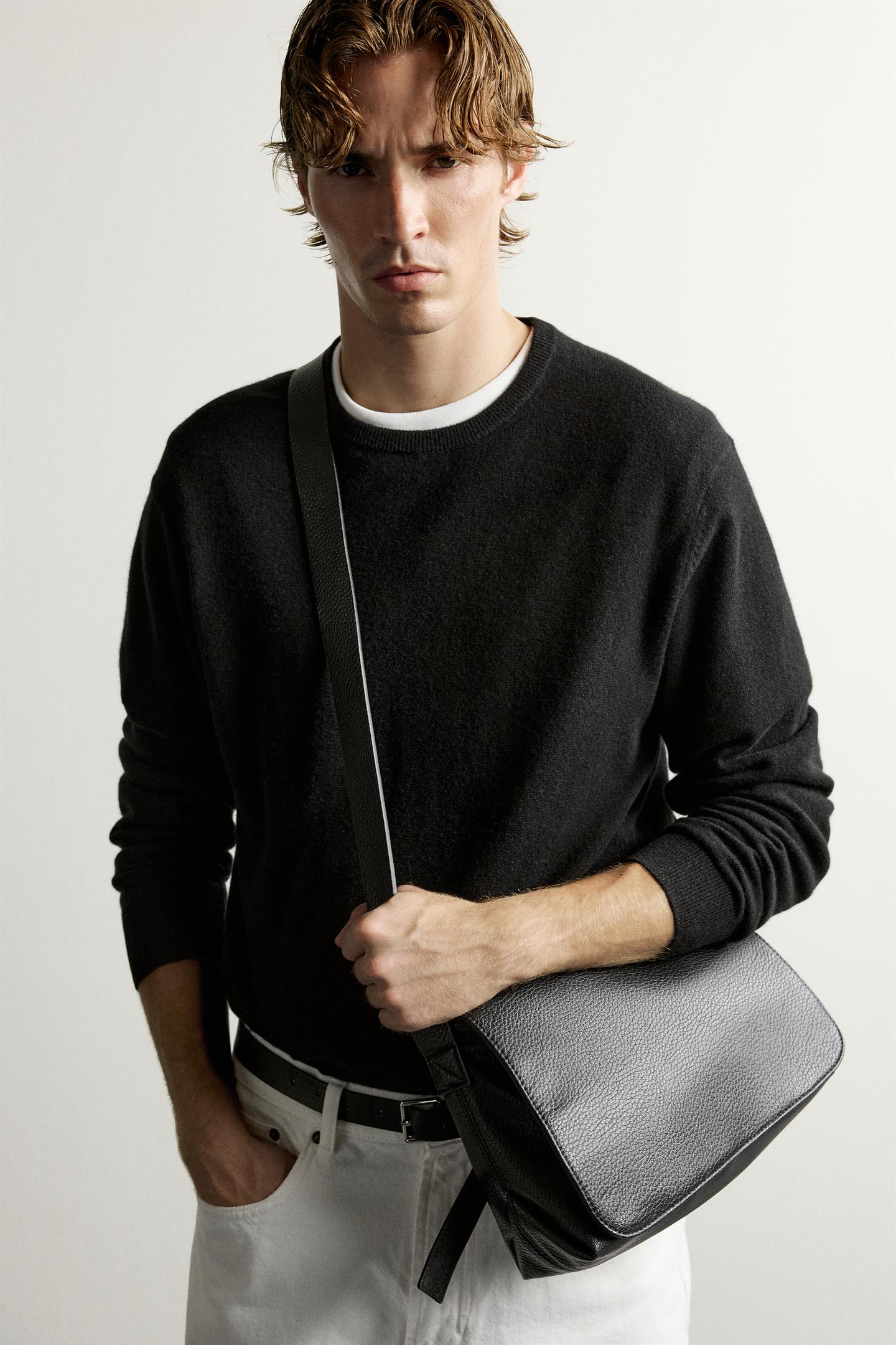 Сумка Zara Flap Crossbody, цвет: Чёрный — фото 2