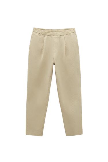 SEERSUCKER SUIT TROUSERS