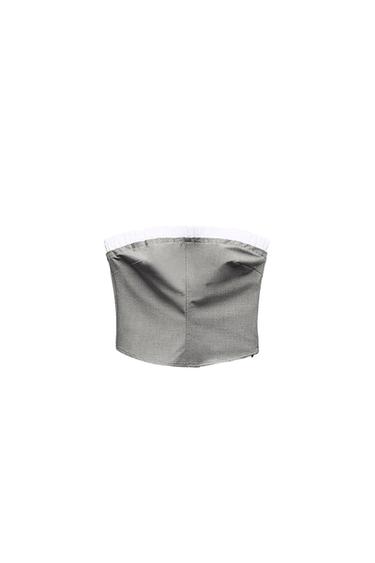 CONTRAST BOXER TOP