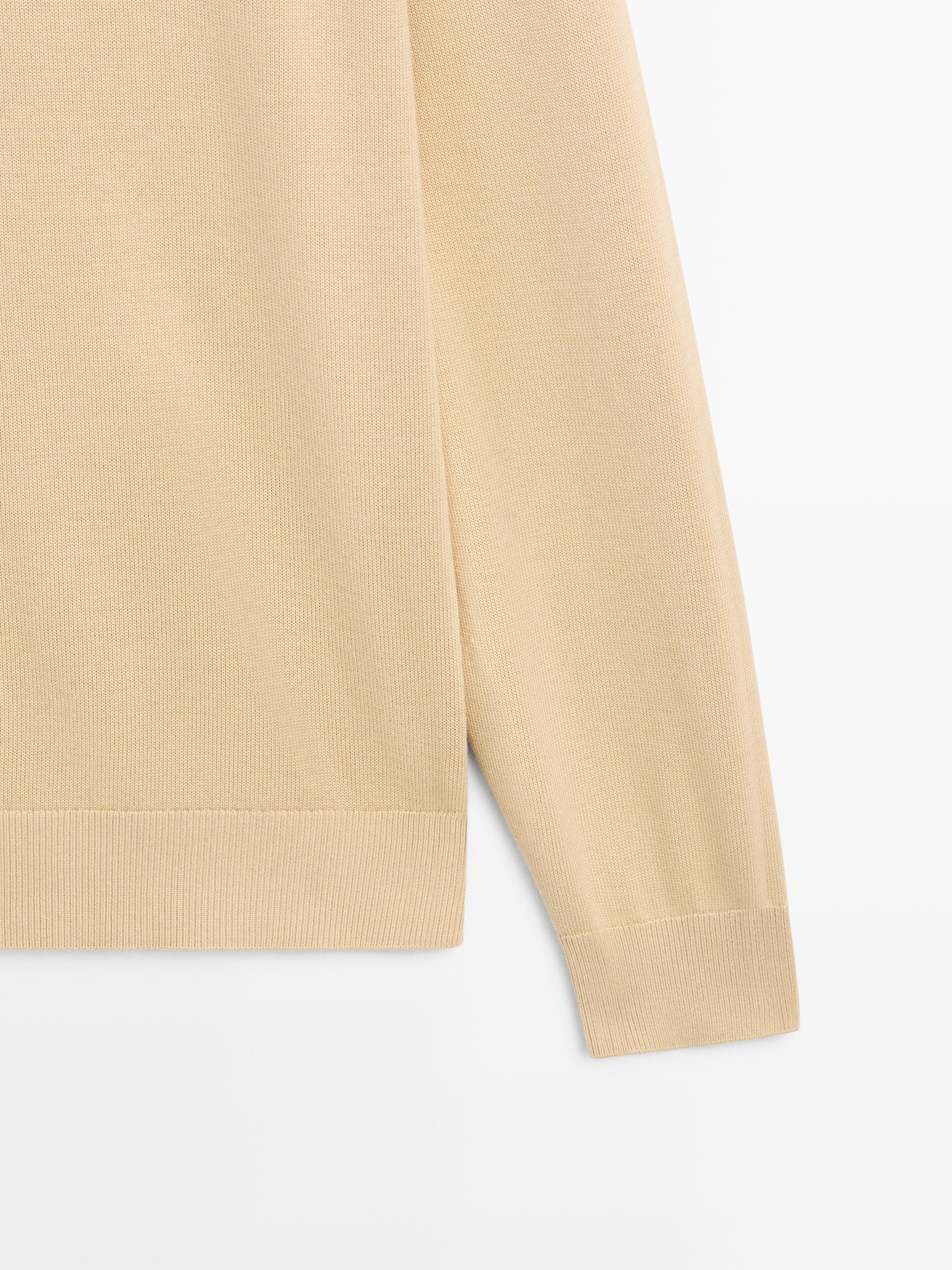 Pull maille en coton