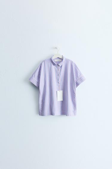ZARA TIMELESS - ALKANDORA ANTZEKO SOINEKO MARRADUNA - Urdina, Zara-rena