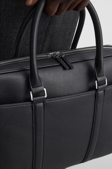 MALETA COM TEXTURA - Preto da Zara - Imagem 0
