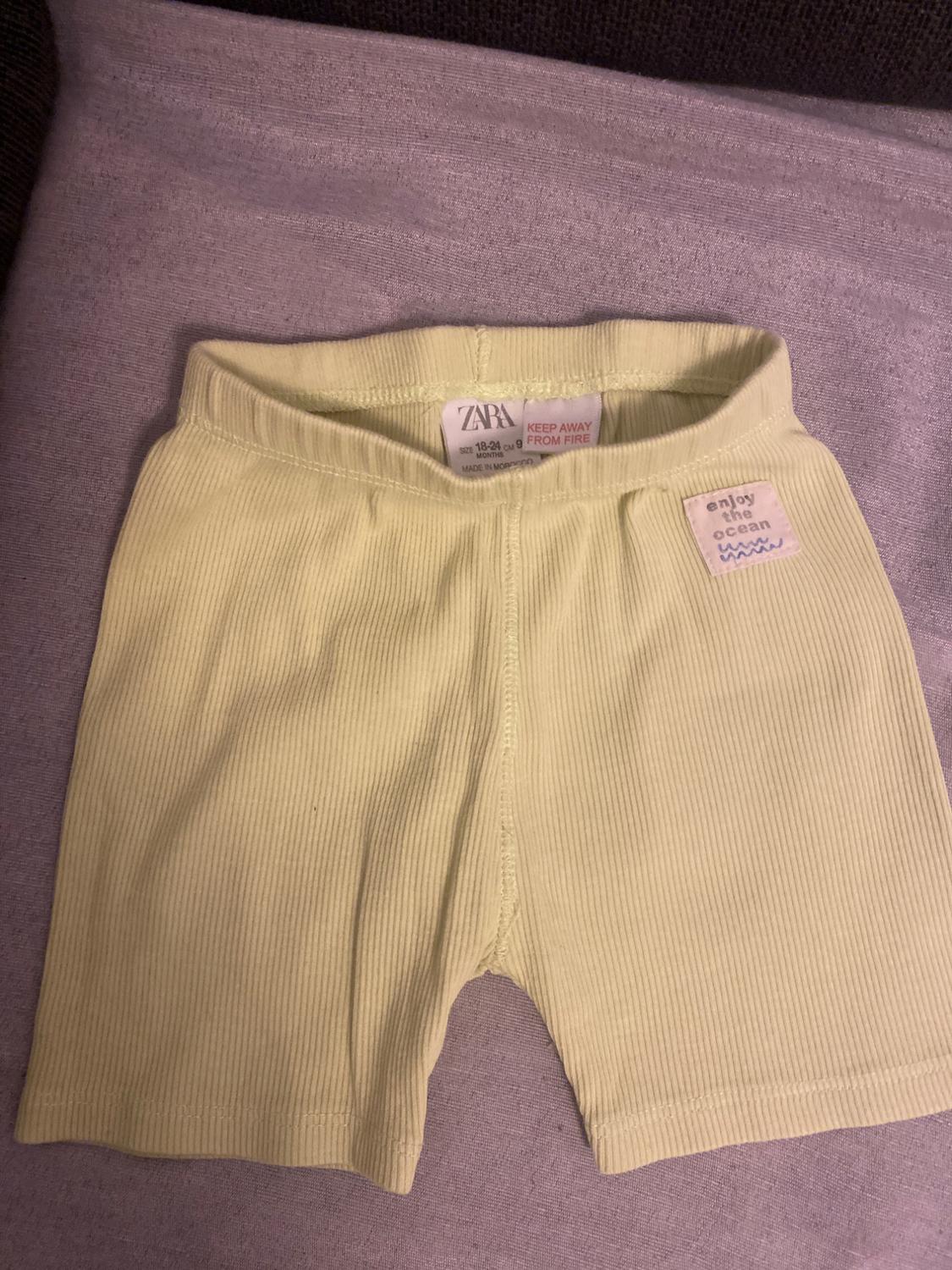 RIBBED CYCLING SHORTS WITH LABEL - Image 3