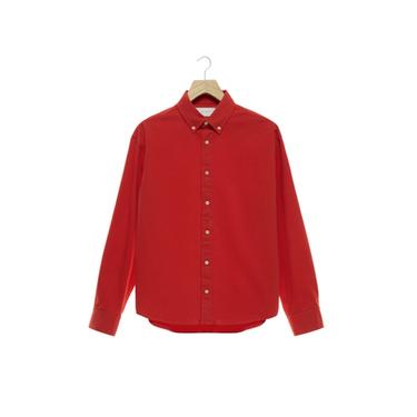 COMPACT COTTON RELAXED FIT SHIRT - Red by Zara