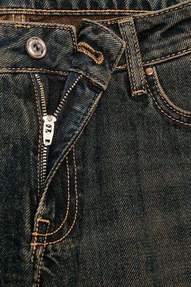 JEAN Z1975 WIDE LEG TAILLE BASSE - Noir / Marron de Zara - Image 3