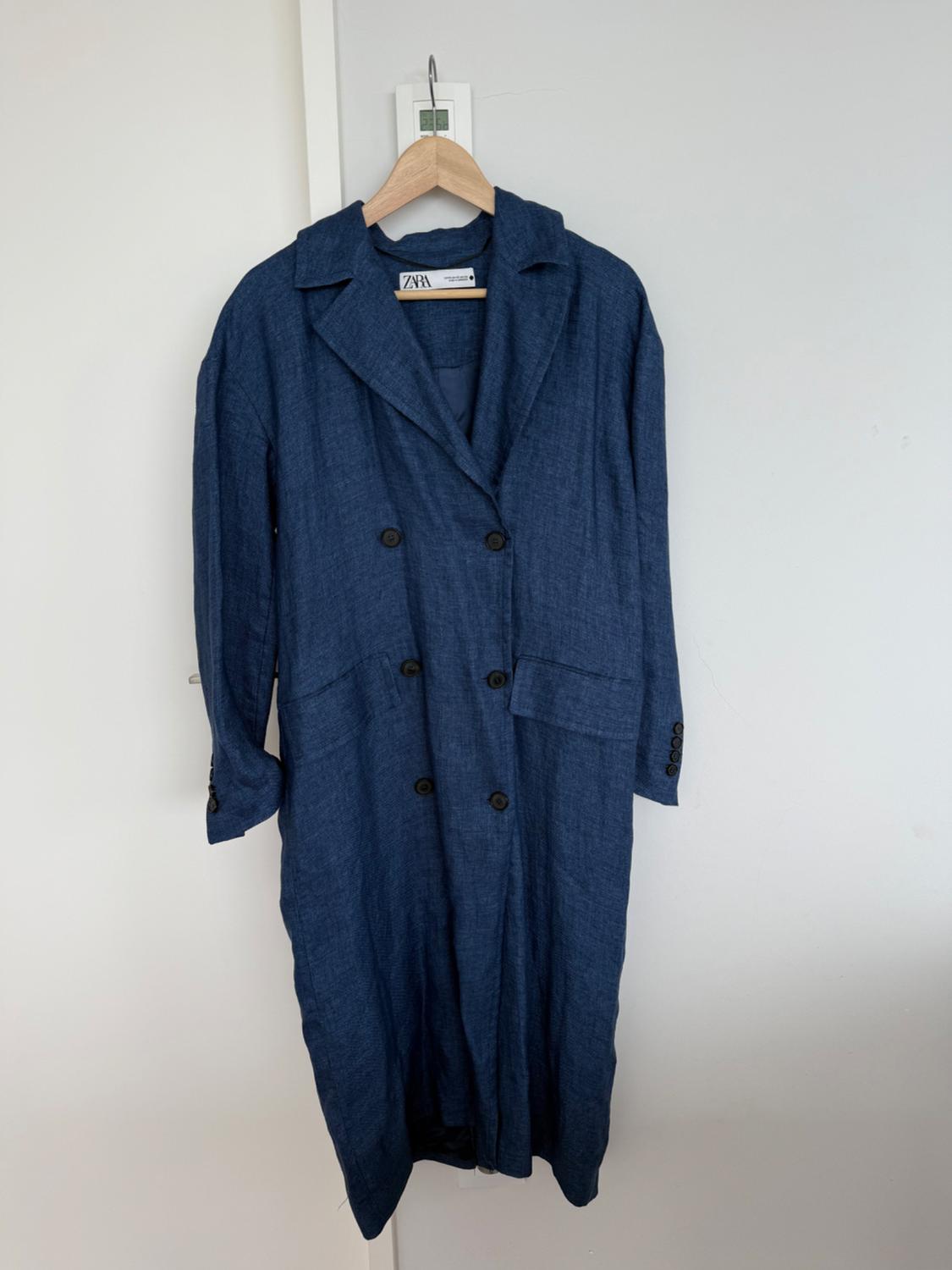 LINEN COAT WITH BUTTONS - LIMITED EDITION - Image 7