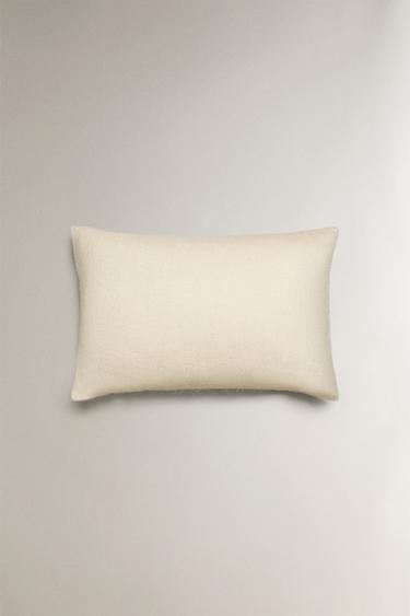 CASHMERE EFFECT CUSHION COVER - Oyster-white by Zara
