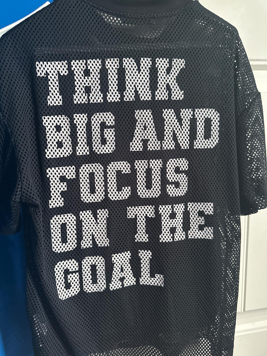 TEXTURED MESH TEXT T-SHIRT - Image 2