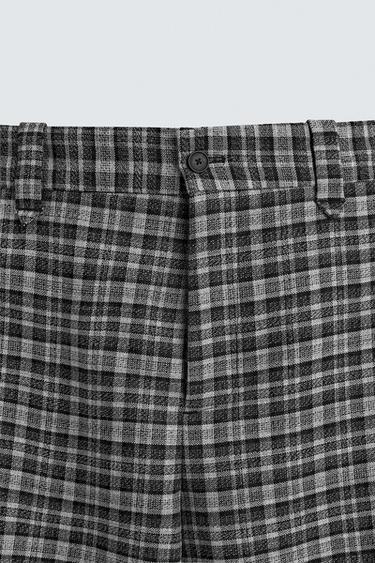 PANTALON DE COSTUME À CARREAUX HARRY LAMBERT FOR ZARA X DISNEY - Gris de Zara - Image 7
