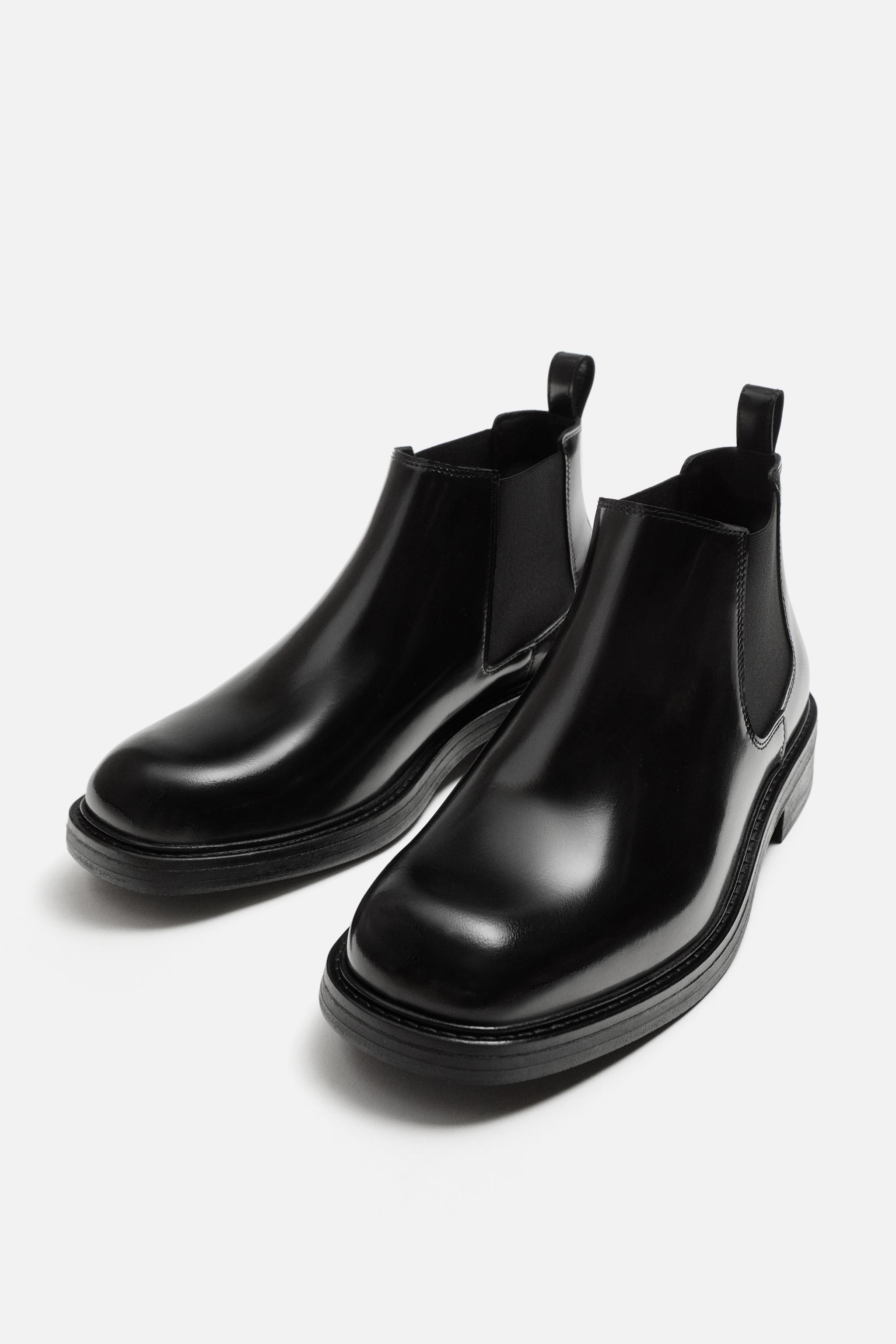 ZARA shops Leather Boots