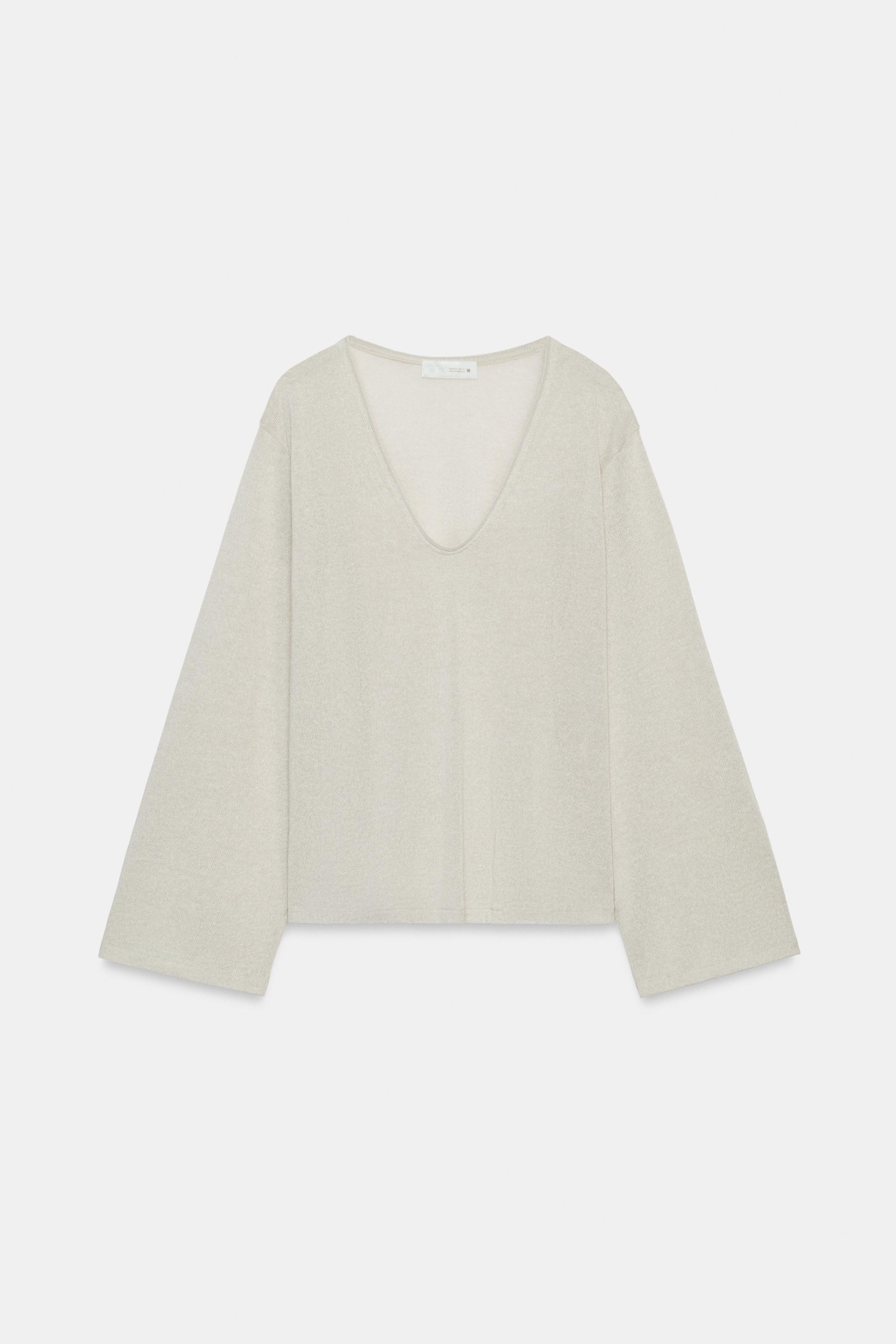 T-SHIRT RUSTIQUE COL EN V