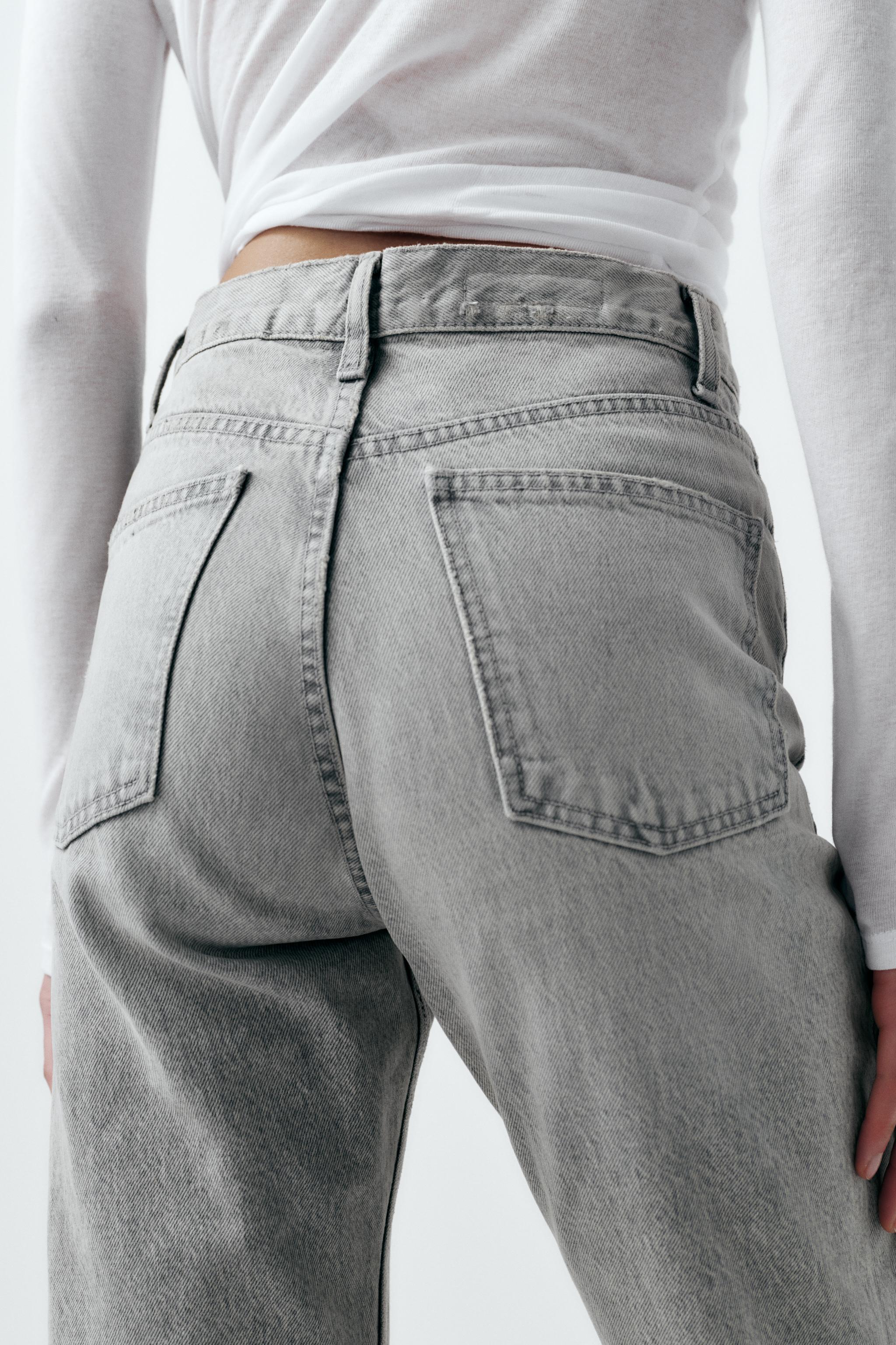 Mom jeans outlet rotos zara