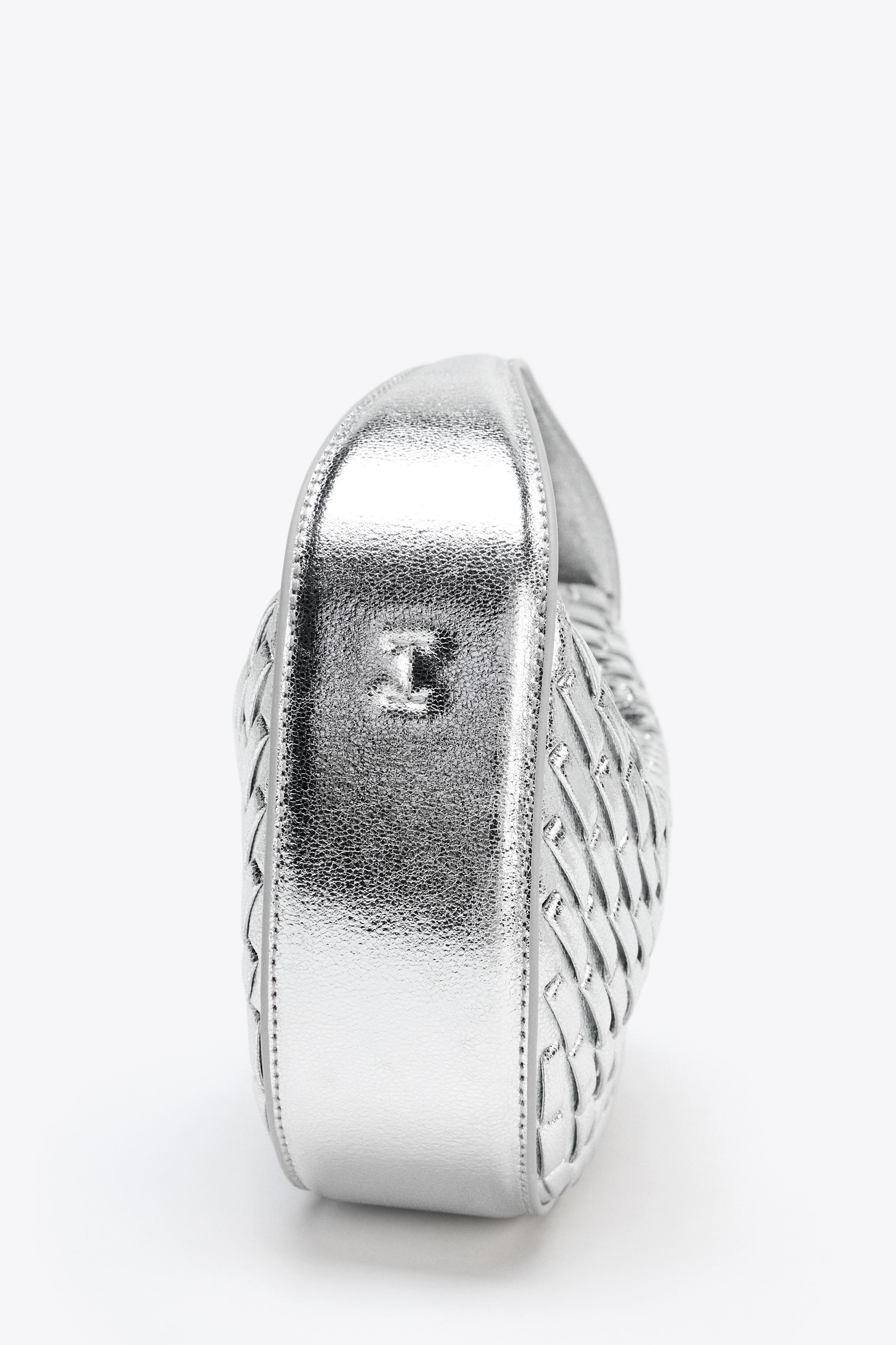 WOVEN EFFECT HANDBAG