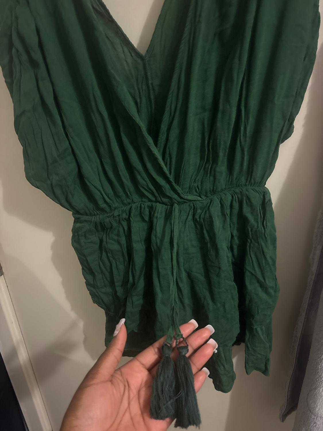 CREASED-EFFECT PLAYSUIT - Image 3