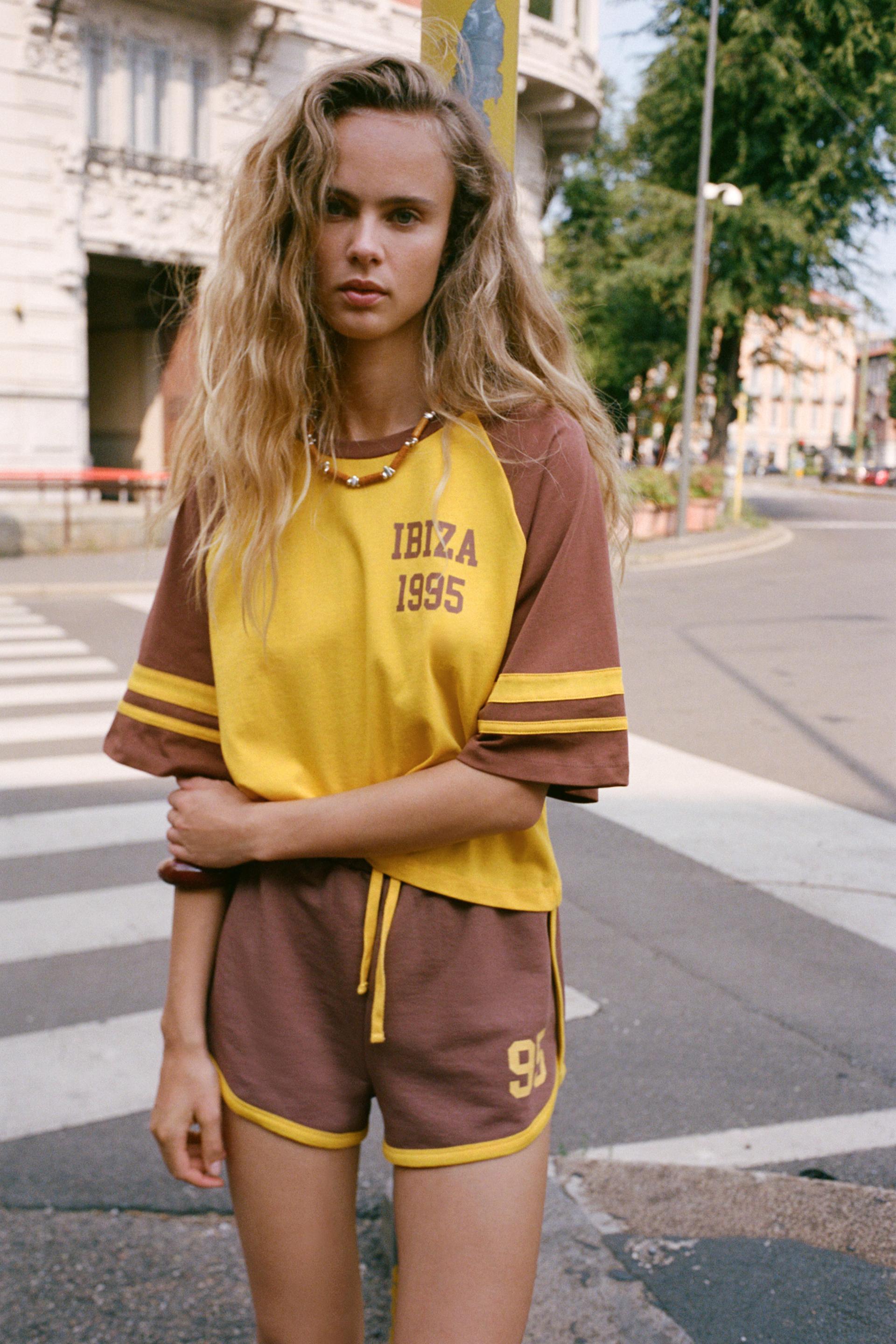 VARSITYT-SHIRTWITHSLOGAN