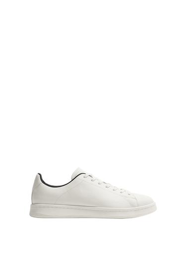 ZAPATILLA PIEL - Blanco de Zara