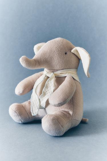 PELUCHE ENFANT ÉLÉPHANT MUSICAL - Gris de Zara