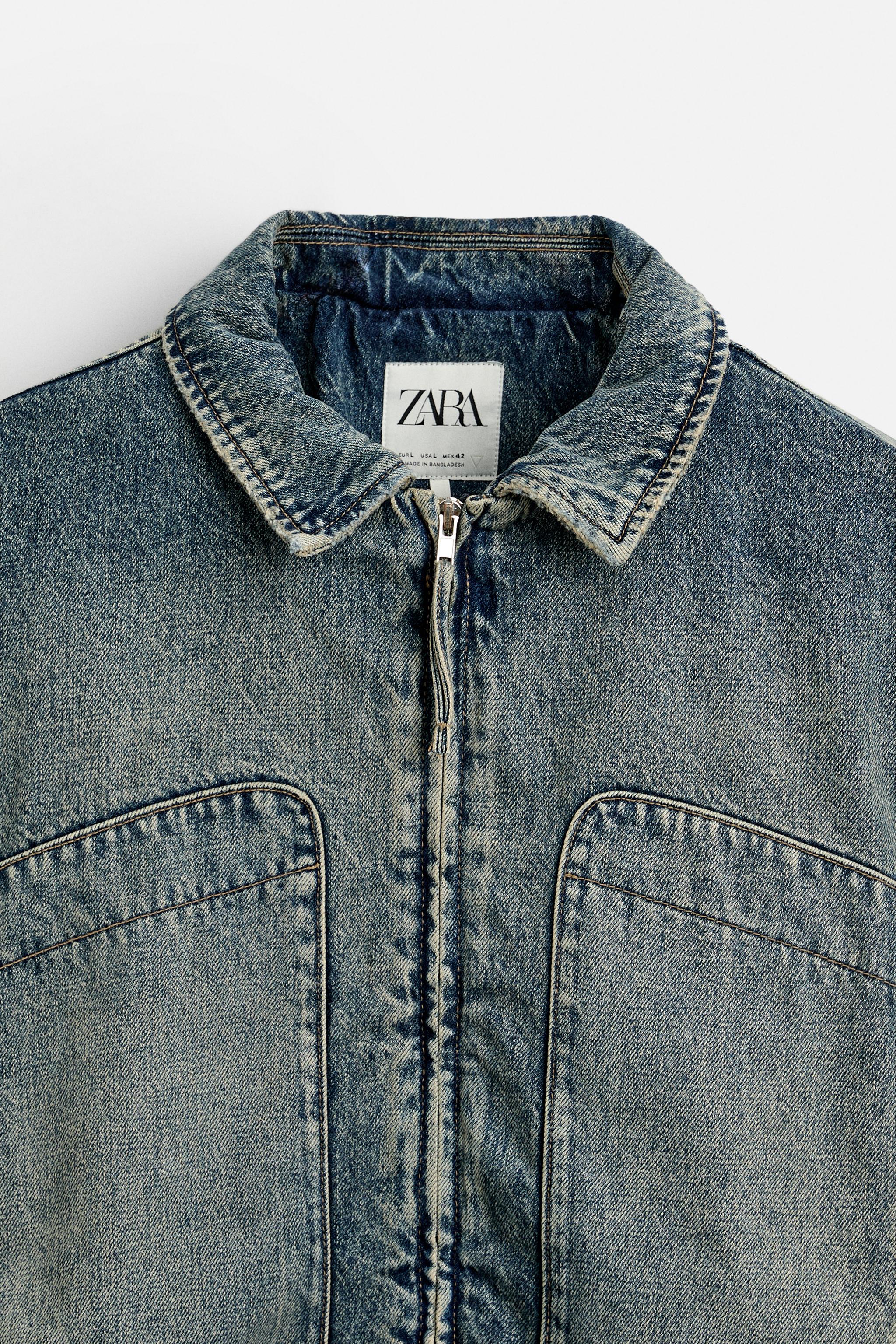 ポケット デニムジャケット - ブルー | ZARA Japan / 日本